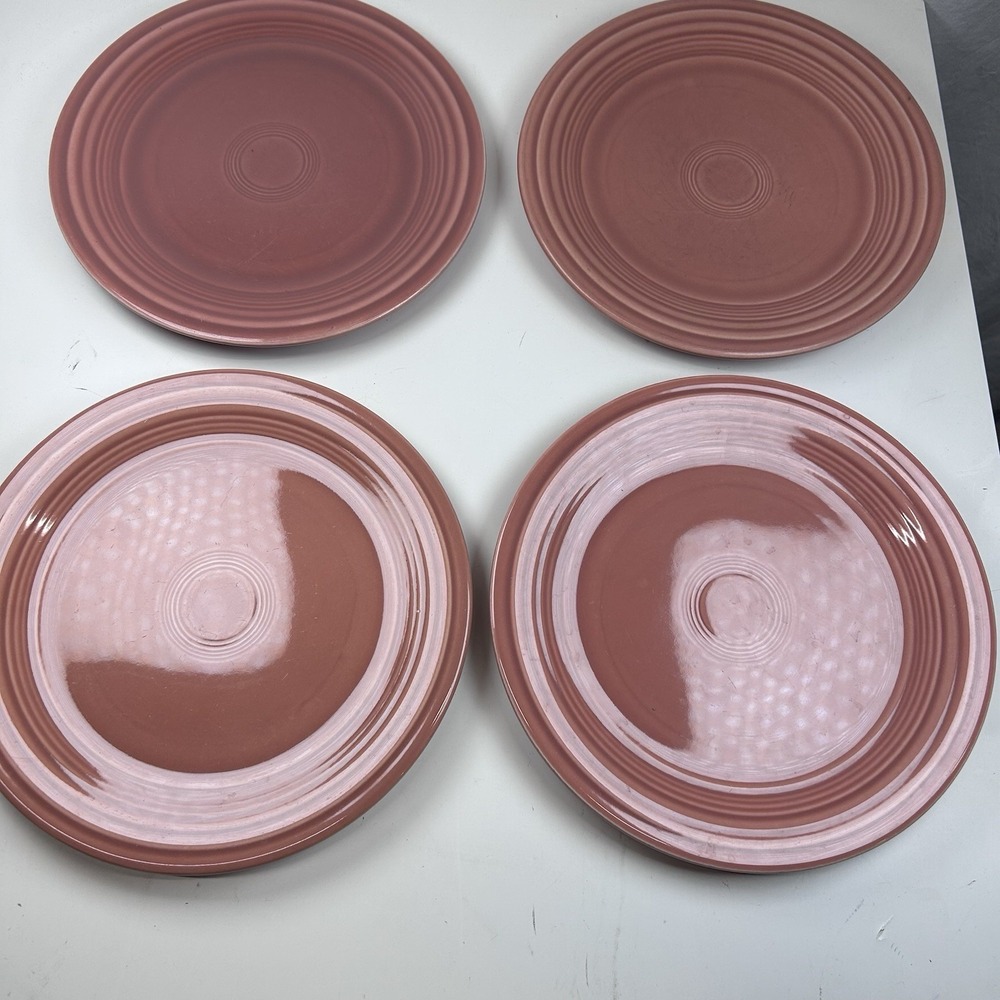 Vtg Fiesta Fiestaware Lunch Plate 9.5" GENUINE small f USA 30's-50'S Choice READ
